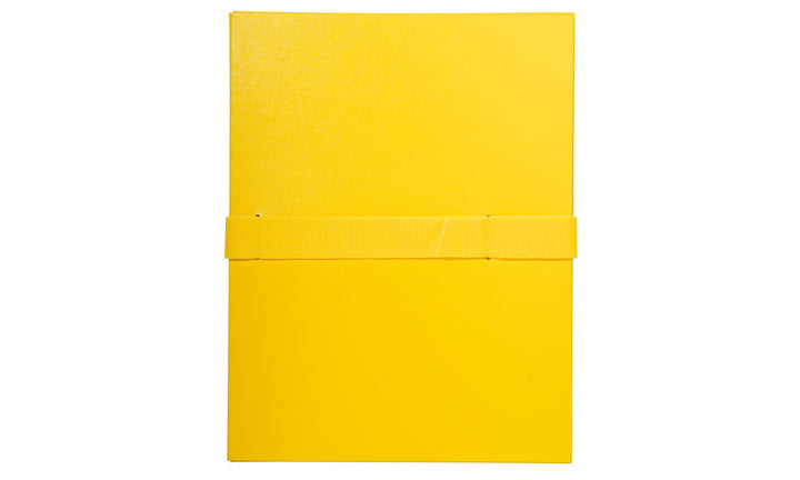 Chemise dos extensible rabat velcro jaune