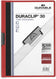 Chemise a clip duraclip 3mm rouge