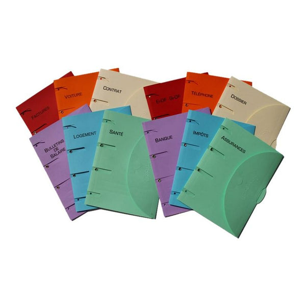 Chemise 3 Rabats A4 - Thème Transports, Écologique