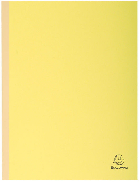 Chemise dos toile jaune paquet 25