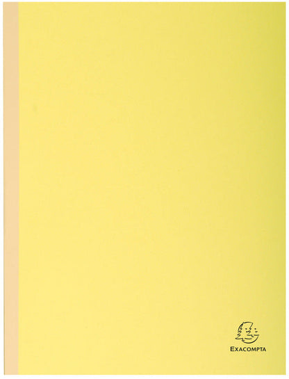 Chemise dos toile jaune paquet 25
