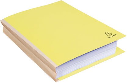Chemise dos toile jaune paquet 25