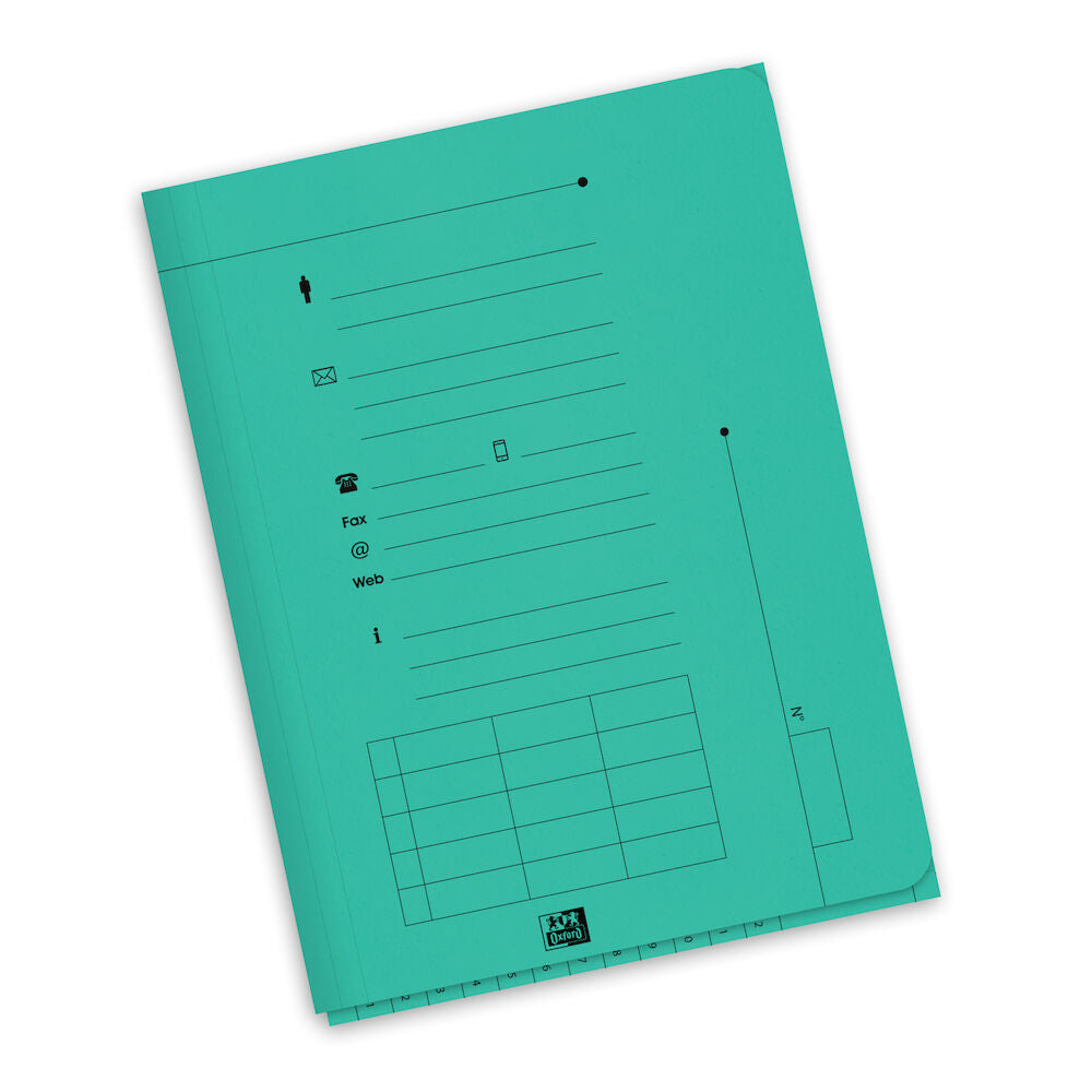 Sous-Dossier A4 - 240g - Vert Pastel - Pack de 25