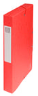 Boite de classement 7/10 dos 40mm rouge