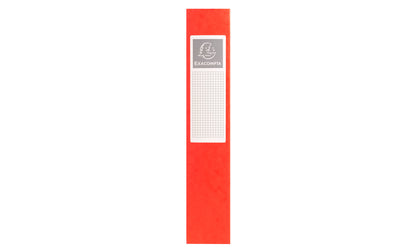 Boite de classement A4 carte lustrée 7/10 dos 60mm- rouge