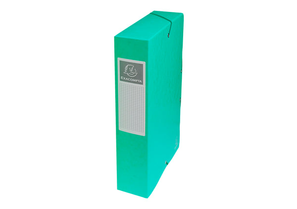 Boite de classement A4 carte lustrée 7/10 dos 60mm-vert