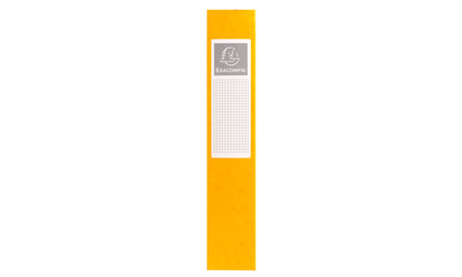 Boite de classement A4 carte lustrée 7/10 dos 60mm-jaune