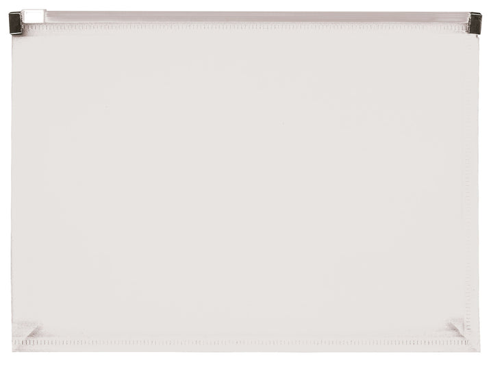 Pochette enveloppe zippee a5blanc
