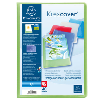 Protège document personnalisable kreacover 80vues- translucide