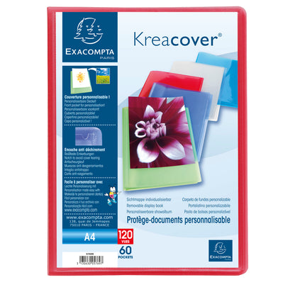 Protège-documents A4 Kreacover 120vues- translucide