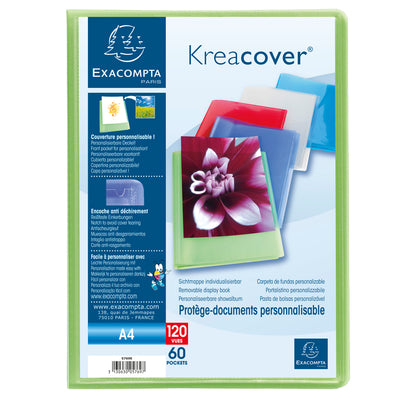 Protège-documents A4 Kreacover 120vues- translucide