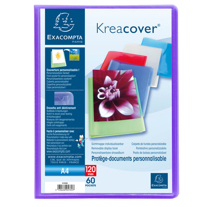 Protège-documents A4 Kreacover 120vues- translucide