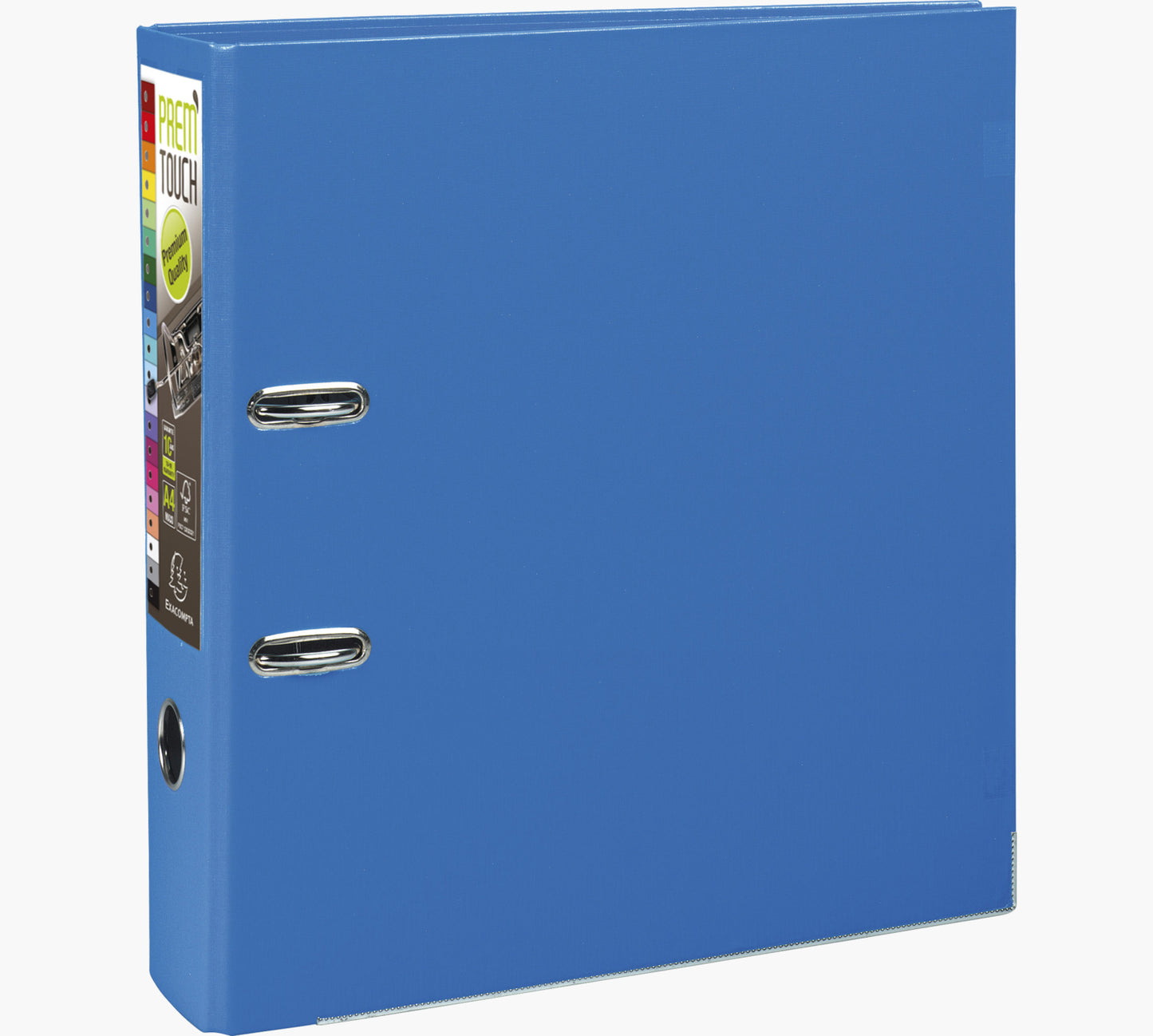 Classeur polypropylène premtouch dos de 80 bleu