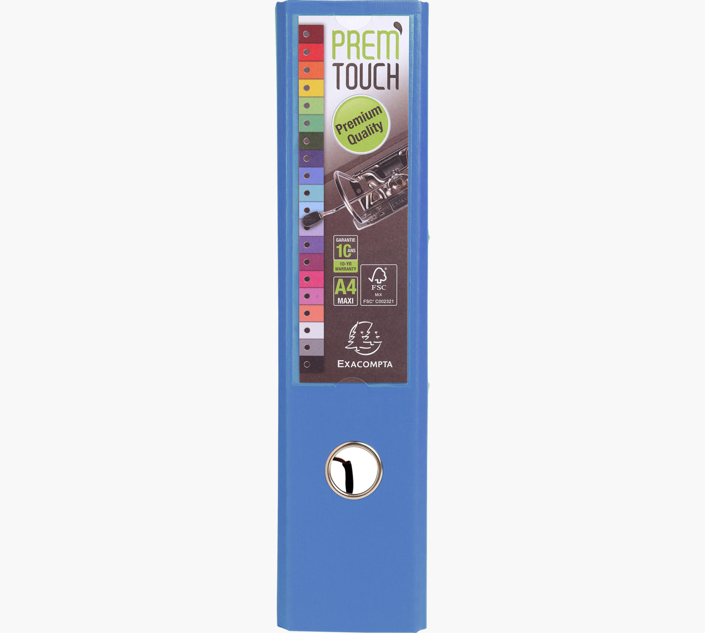 Classeur polypropylène premtouch dos de 80 bleu