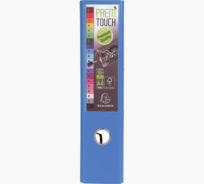 Classeur polypropylène premtouch dos de 80 bleu