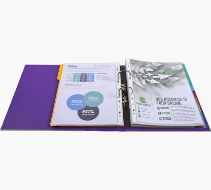 Classeur polypropylène Premtouch dos de 80cm Violine