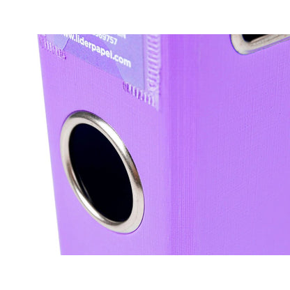 Classeur liderpapel a4 dos 52 mm lilas