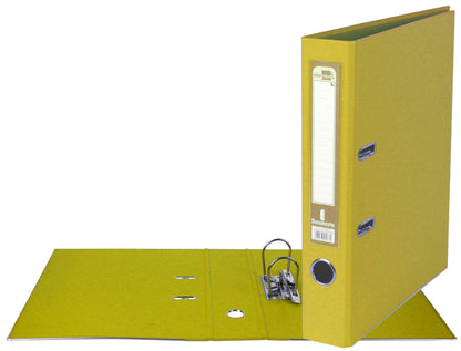 Classeur liderpapel a4 dos 52 mm jaune