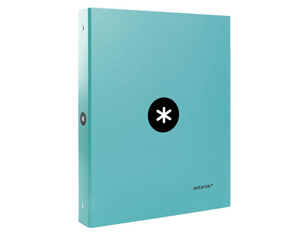 Classeur Antartik A4+ 4 Anneaux 40mm menthe