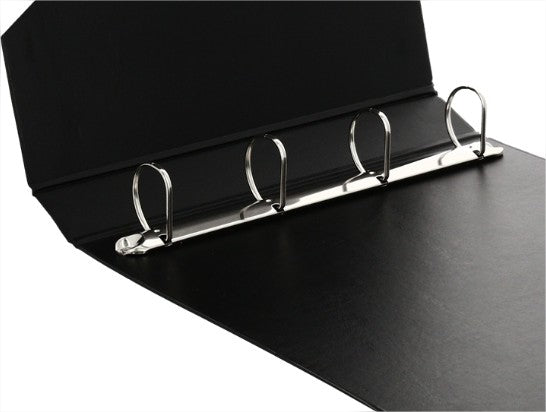Classeur A3 Italienne Dos 55mm 4 Anneaux Pvc noir
