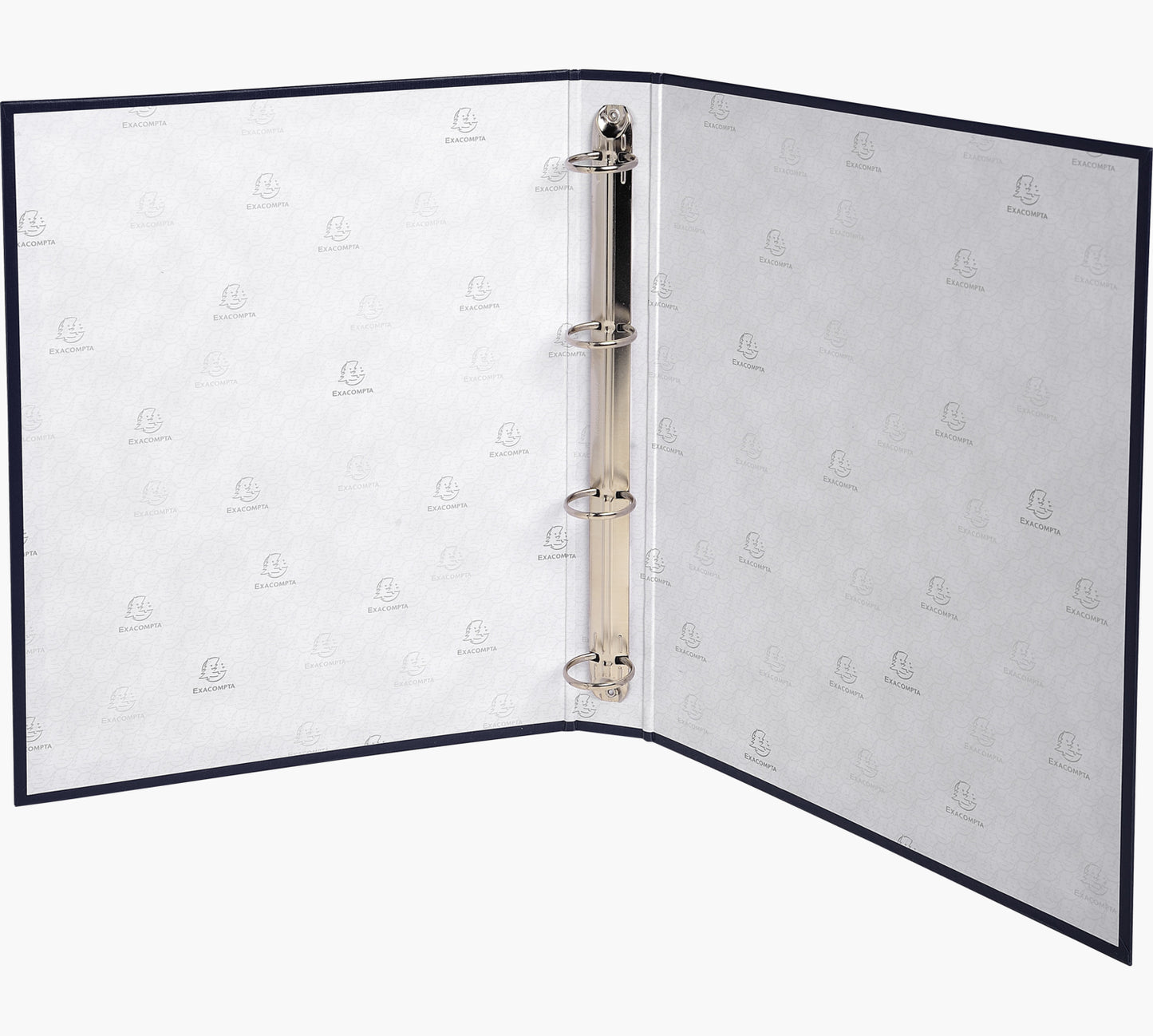 Classeur 4 anneaux dos40mm couverture rigide noir