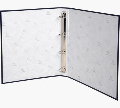 Classeur 4 anneaux dos40mm couverture rigide noir