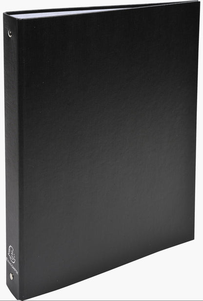 Classeur 4 anneaux dos40mm couverture rigide noir