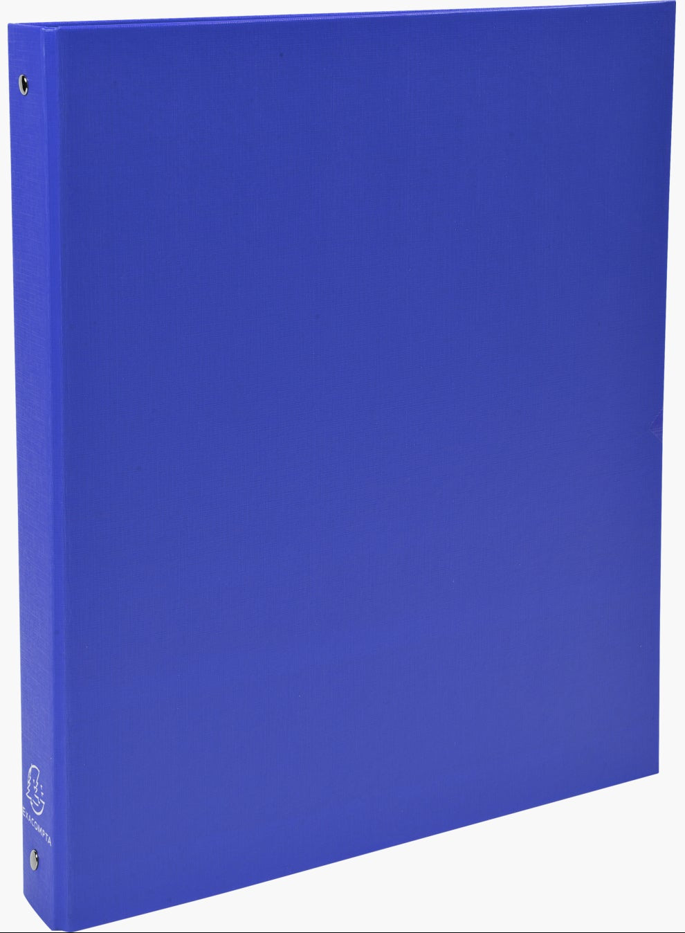 Classeur 4 anneaux dos40mm couverture rigide bleu