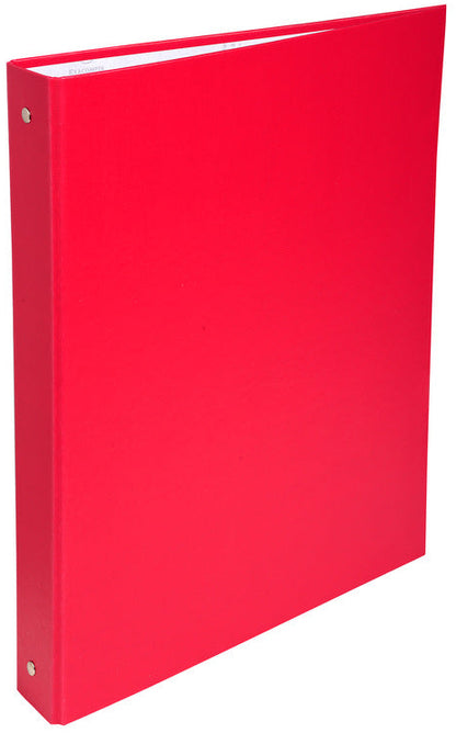 Classeur 4 anneaux dos40mm couverture rigide rouge