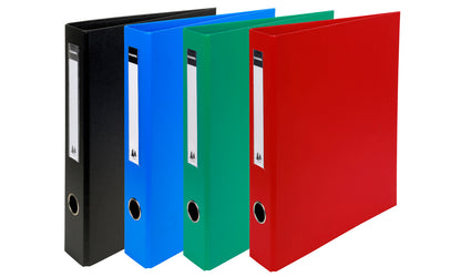Classorti dos de 50 pvc 4 anneaux d exacompta noir