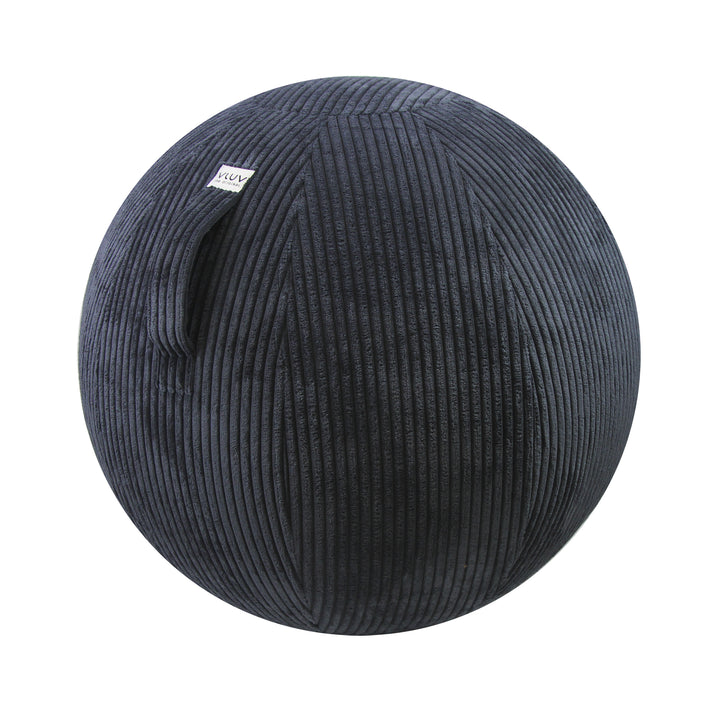 Ballon d'assise ergonomique - Velours Navy 55cm