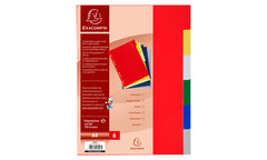 Intercalaires a4 polypro 12/100e 6t