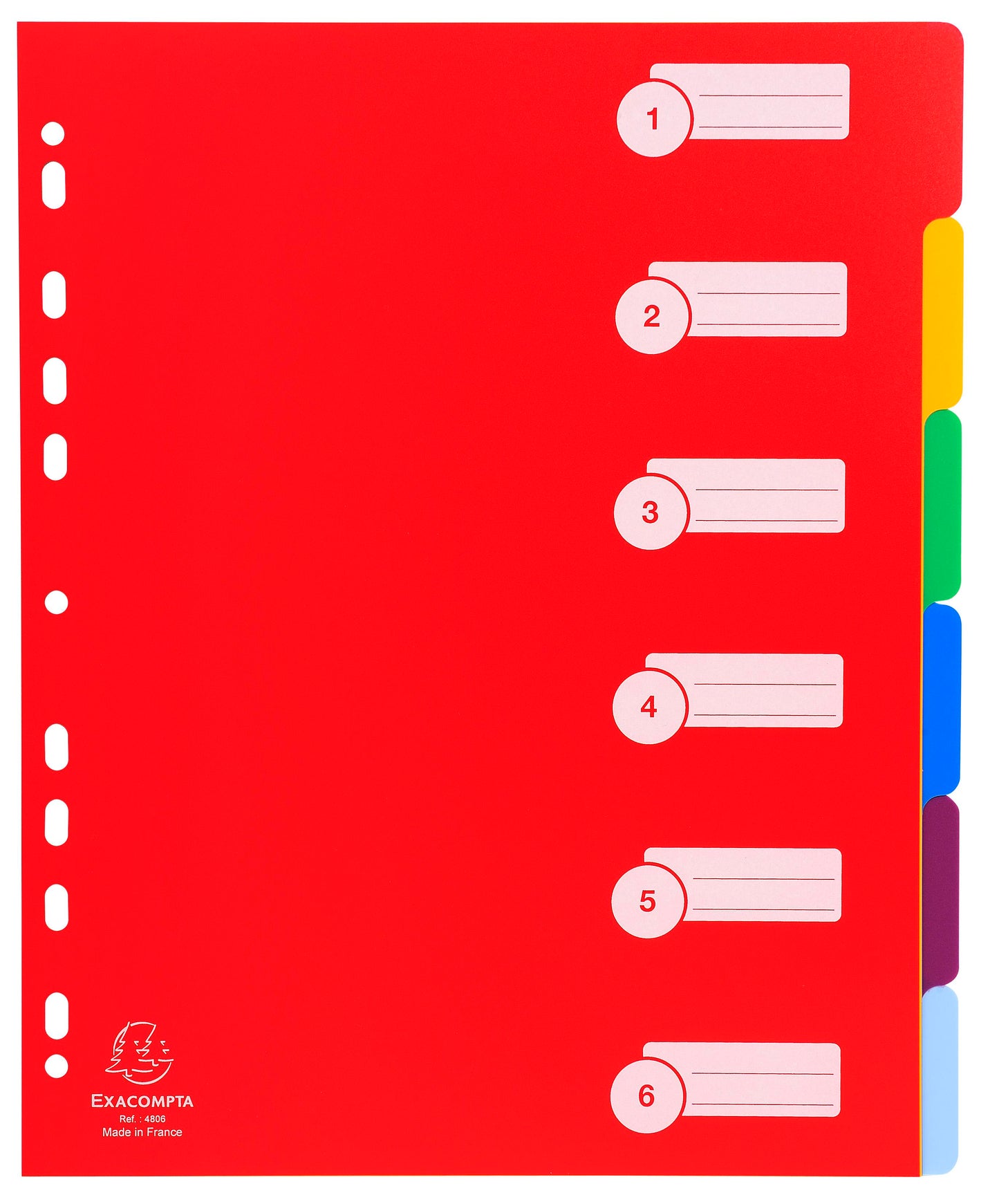 Intercalaires a4+ polypro 30/100e 6t