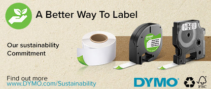Ruban Dymo D1 durable 12mm noir / blanc