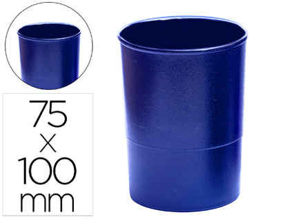 Pot à Crayons Bleu Opaque