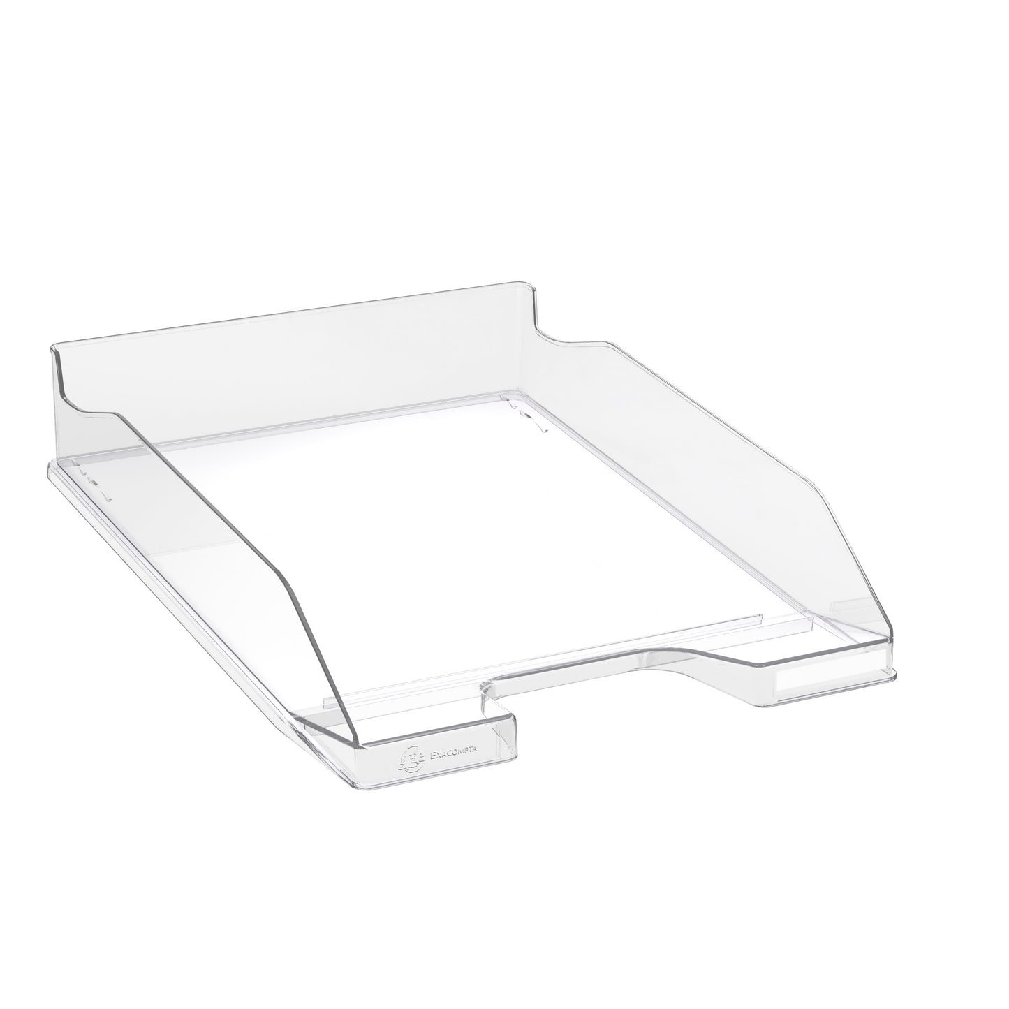 Corbeille courrier glossy- cristal