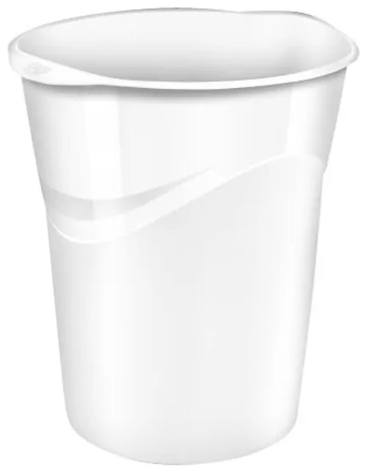 Corbeille à papier 14L CEP Gloss Blanc