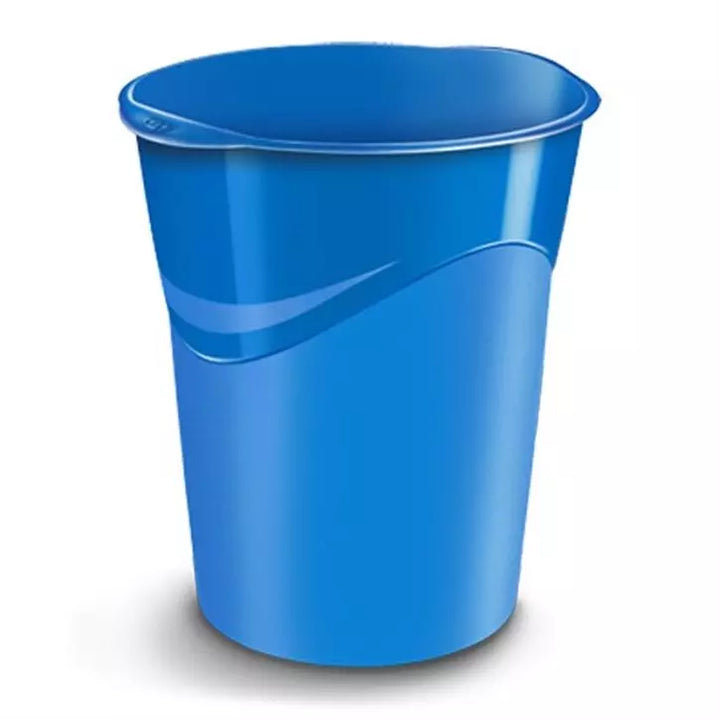 Corbeille à papier 14L CEP Pro Gloss Bleu