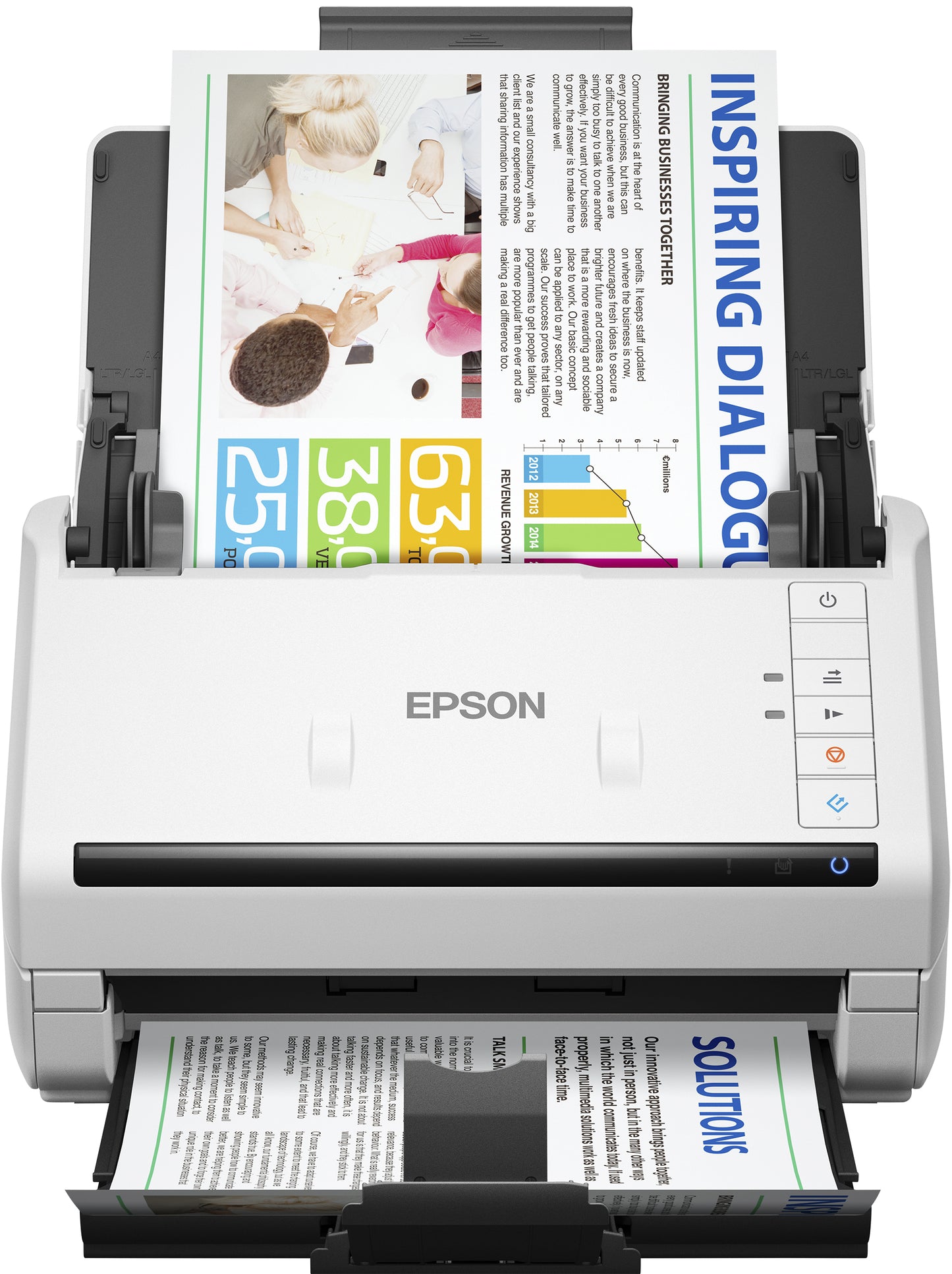 Scanner Epson ds-530ii - numérisation recto/verso 35ppm