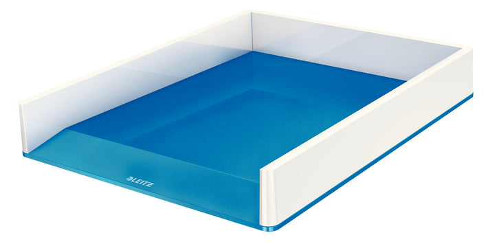Corbeille courrier design wow bleu