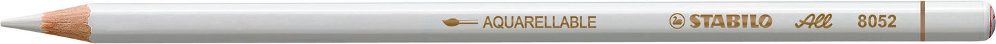 Crayon couleurmulti-surfaces stabilo all blanc