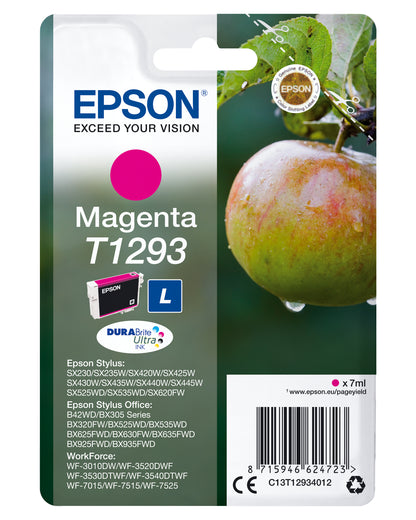 Cartouche Epson magenta t1293 - encre à pigments 378 pages
