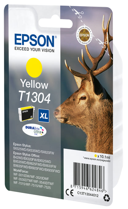 Cartouche d'encre Epson t1304 jaune xl - rendement élevé
