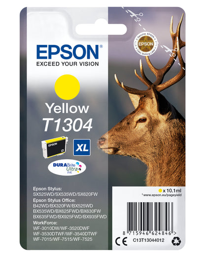 Cartouche d'encre Epson t1304 jaune xl - rendement élevé