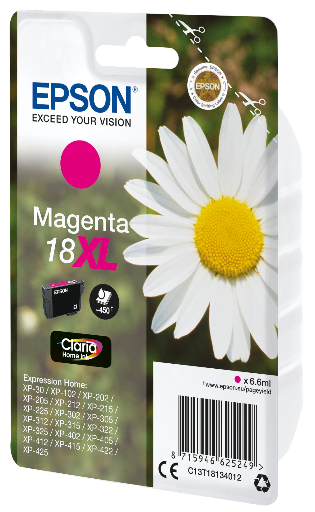 Cartouche Epson magenta xl - économie d'encre