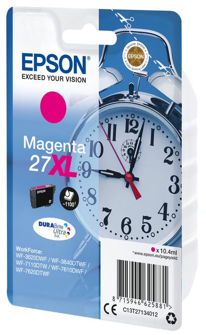 Cartouche d'encre Epson c13t2713 magenta 27xl reveil - haute capacité