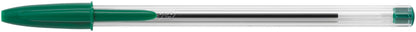 Stylo bille bic cristal vert