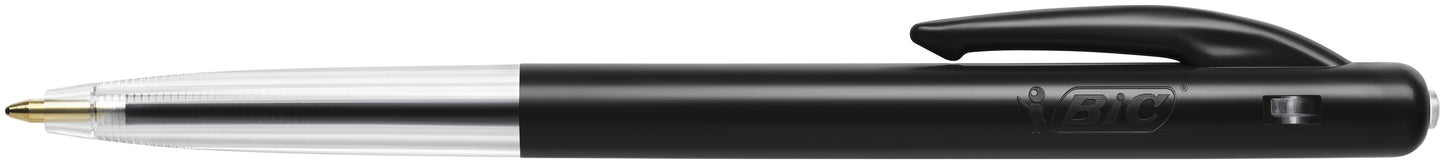 Stylo bille bic m10 clic écriture moyenne noir