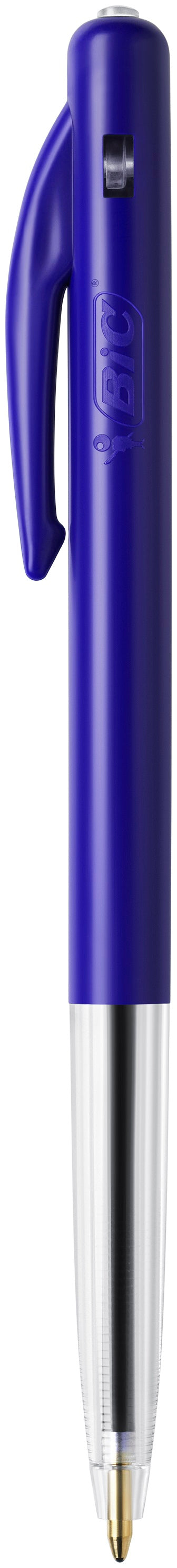 Stylo bille bic m10 clic ecriture moyenne bleu