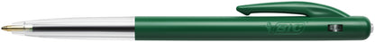Stylo bille bic m10 clic ecriture moyenne vert